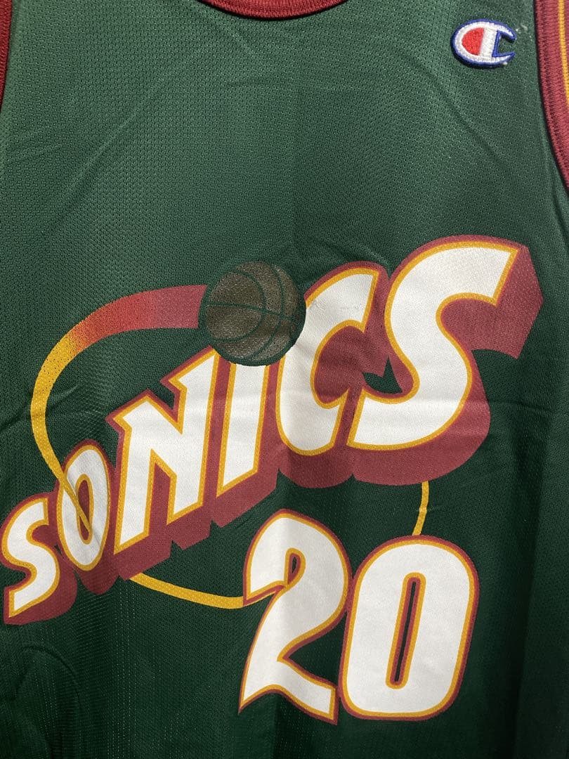 90s NBA スーパーソニックス ゲイリーペイトン ユニフォーム チャンピオン