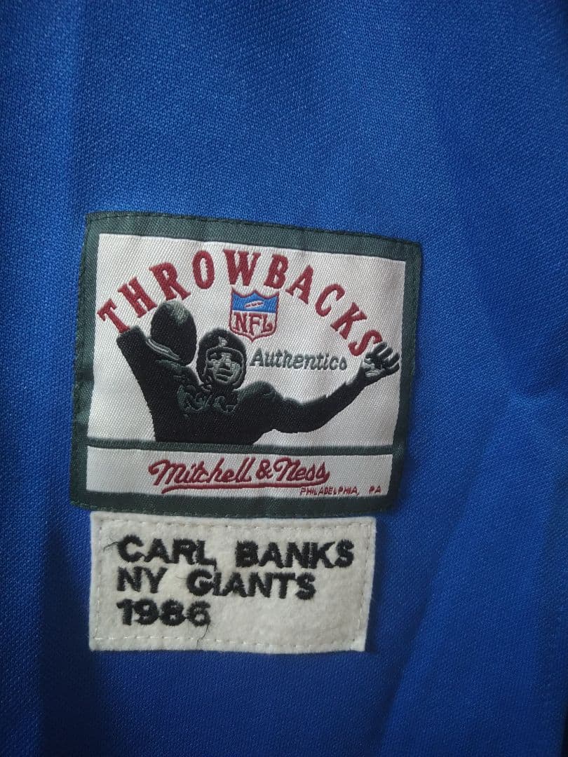 Michell & Ness Carl Banks NFL アメフト　シャツ