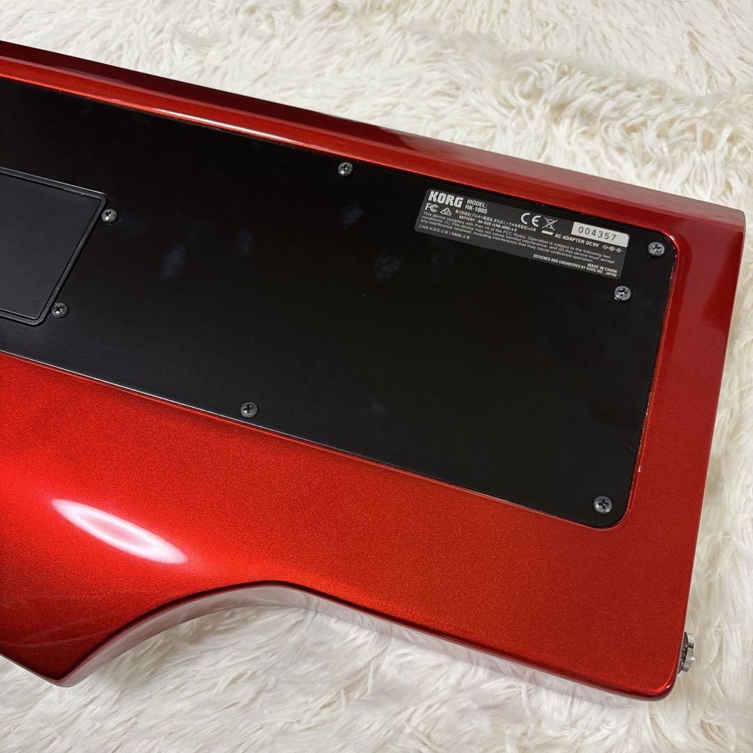 【希少・生産終了品】KORG RK-100S ショルダーキーボード レッド