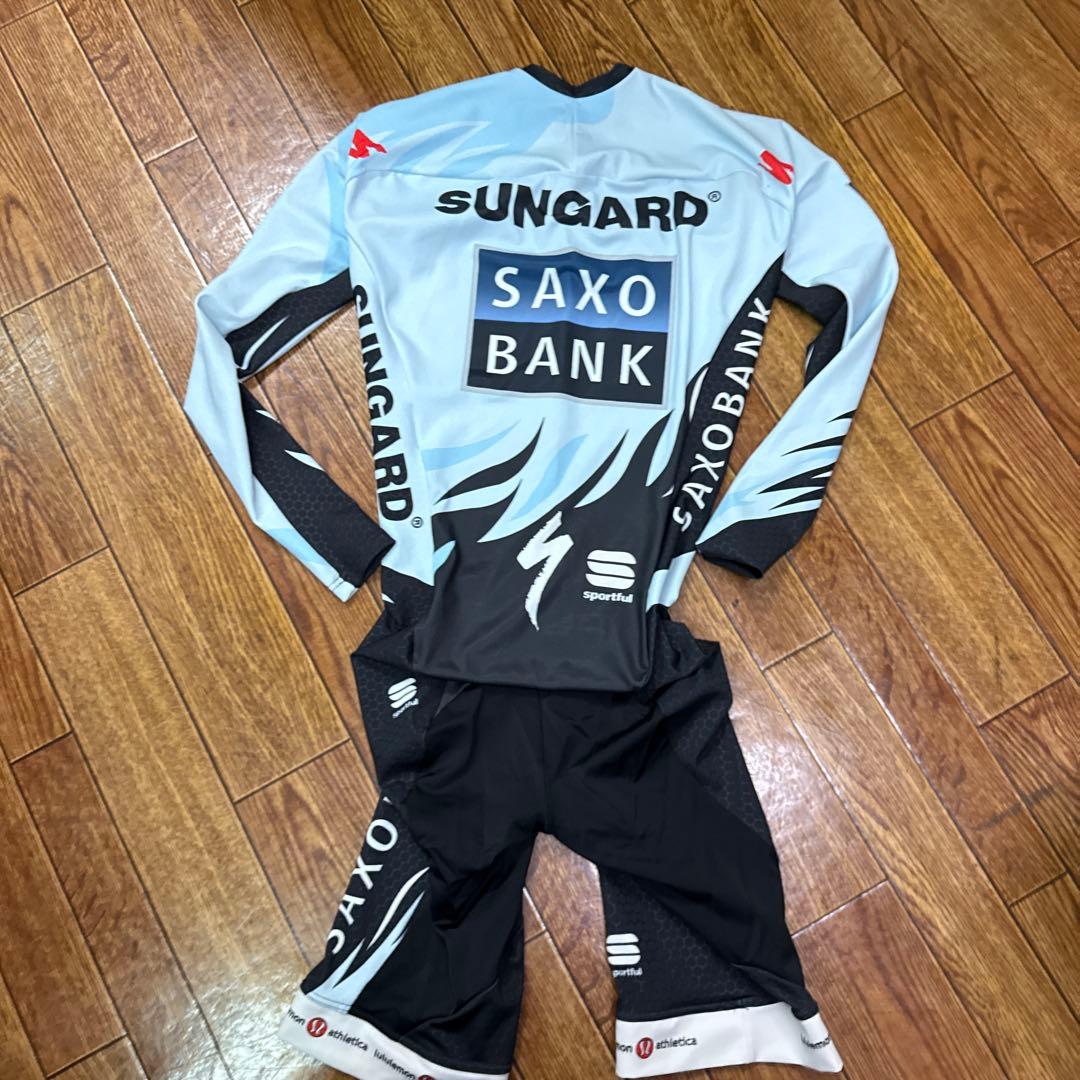 【極美品】 sportful SAXO BANK スキンスーツ　Sサイズ