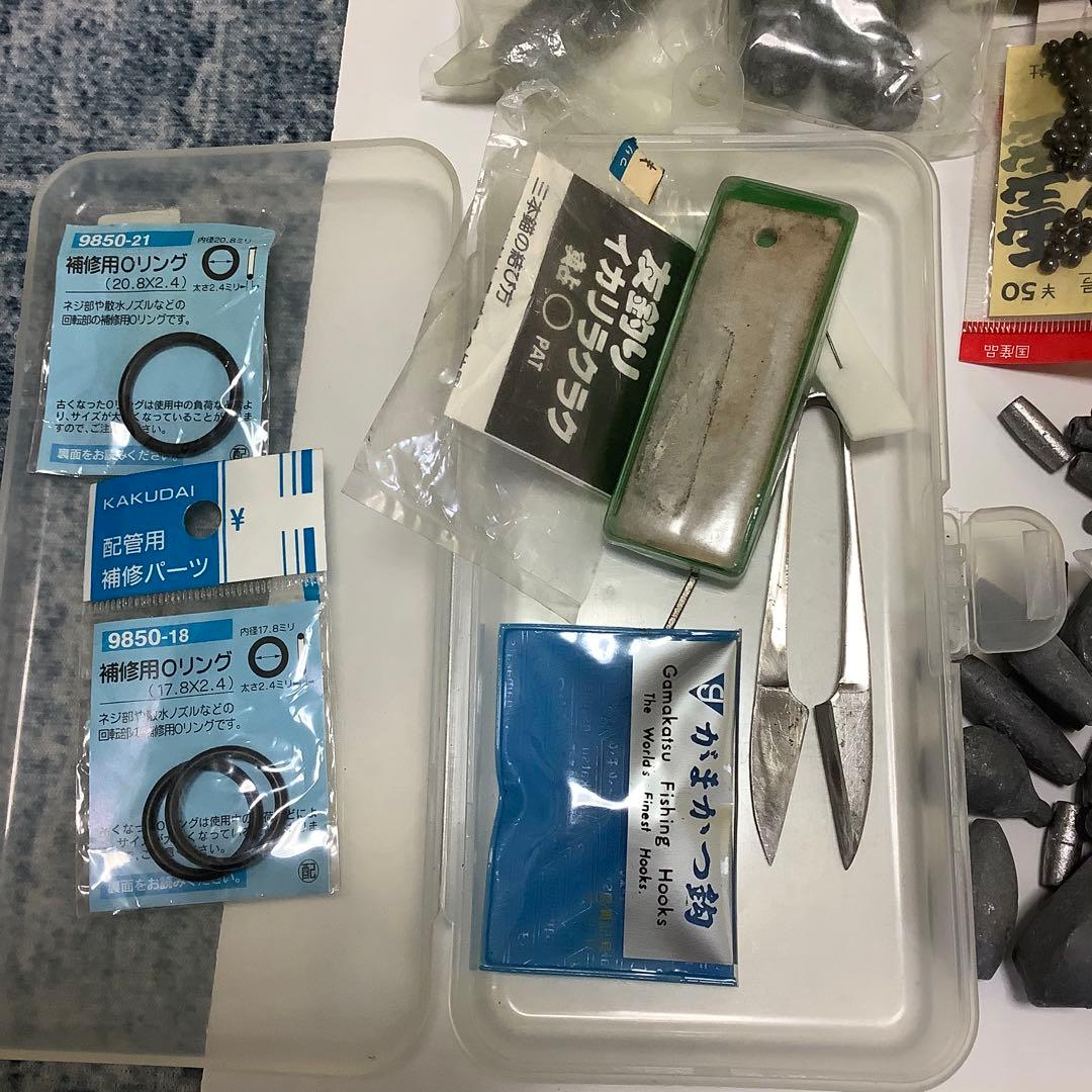釣具　まとめて　 釣り針 オモリ 仕掛け ライン　鮎釣り　海釣り