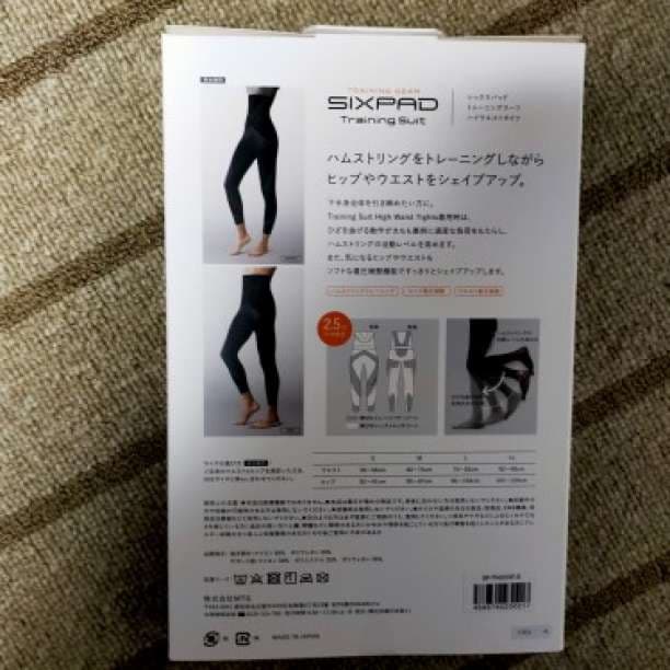 新品シックスパッド トレーニングスーツ ハイウエストタイツ男女兼用S