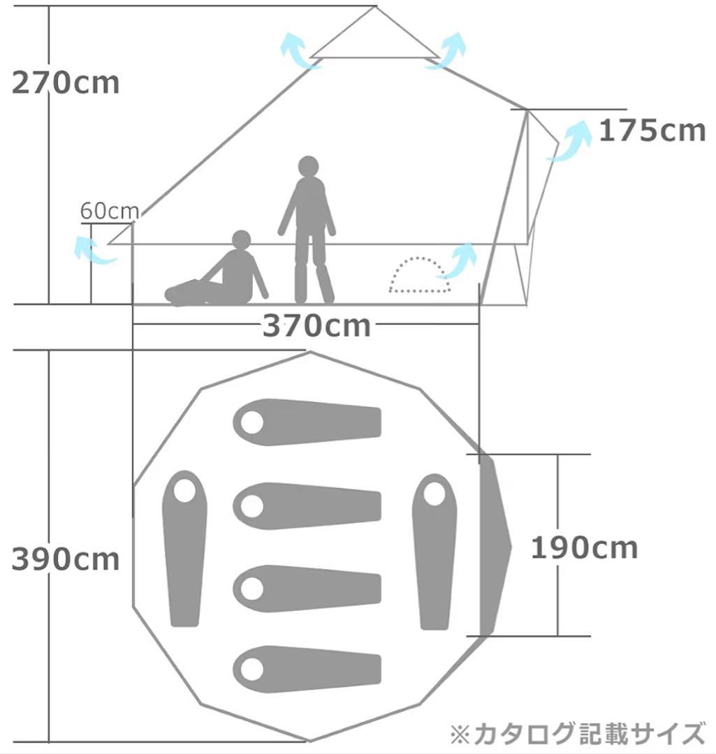 ローベンス Klondike クロンダイク 6人用ベルテント