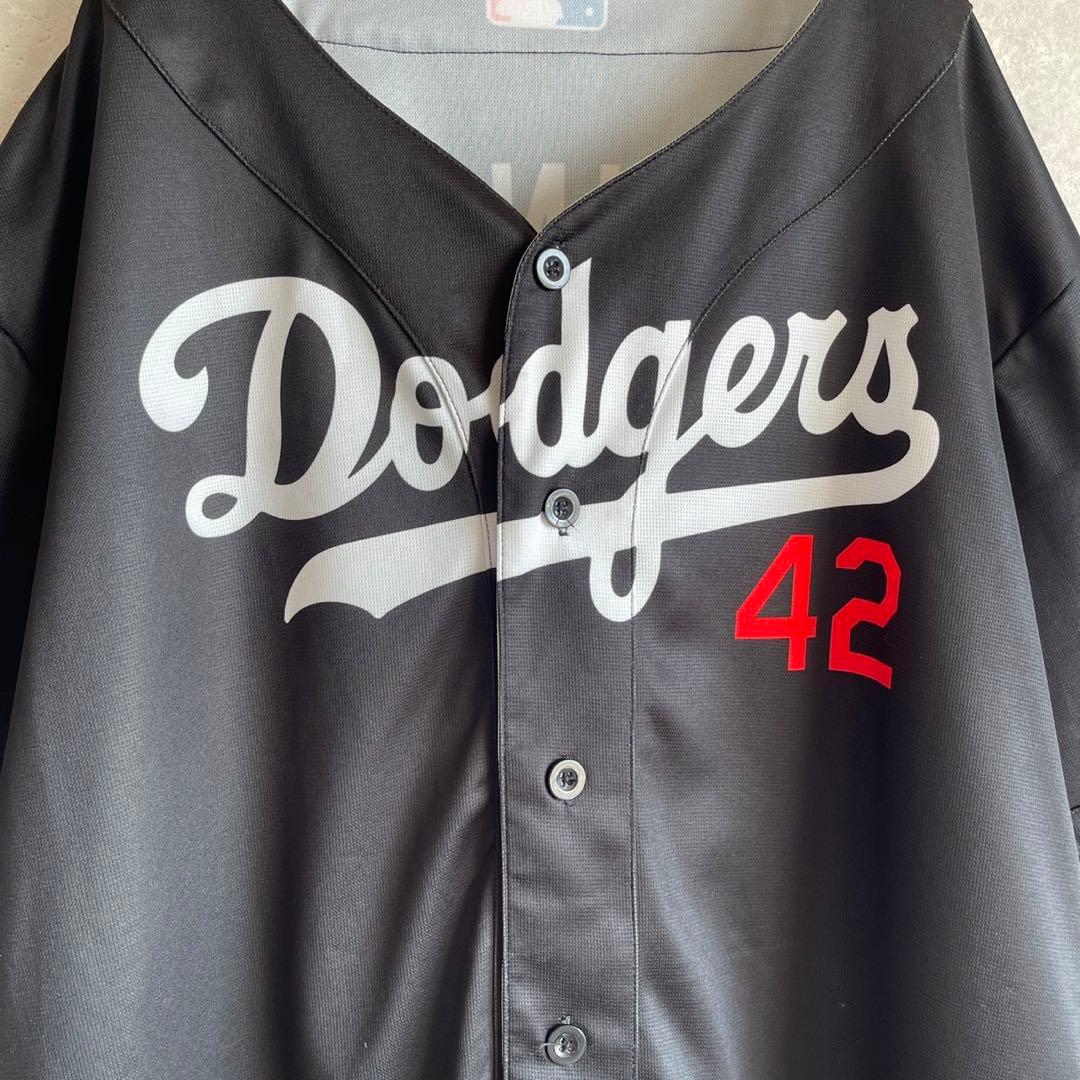 ロサンゼルス ドジャース ジャッキー ロビンソン ベースボールシャツ MLB