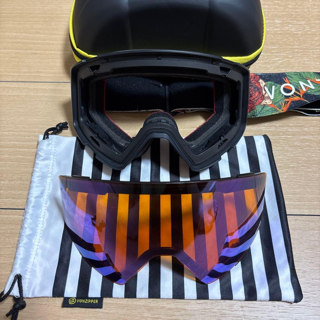 ゴーグル　VONZIPPER ボンジッパー　【バラ売り可能】【ケース付き】