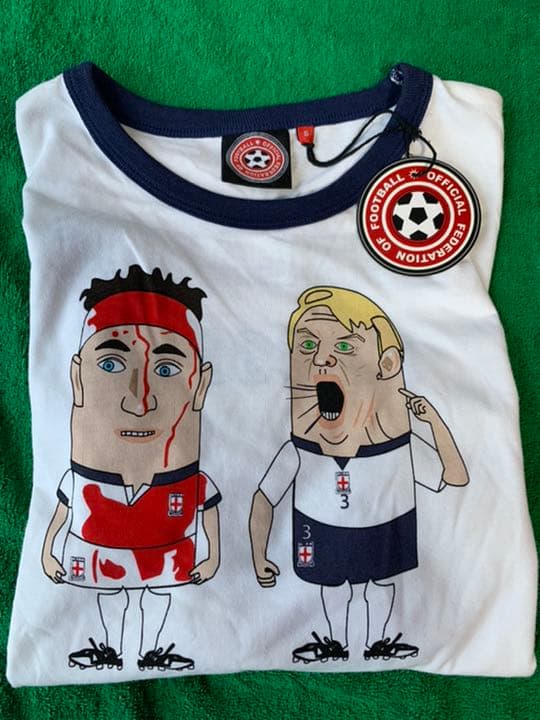 ENGLAND'S PASSION Tシャツ サポーター着用の定番 未使用タグ付