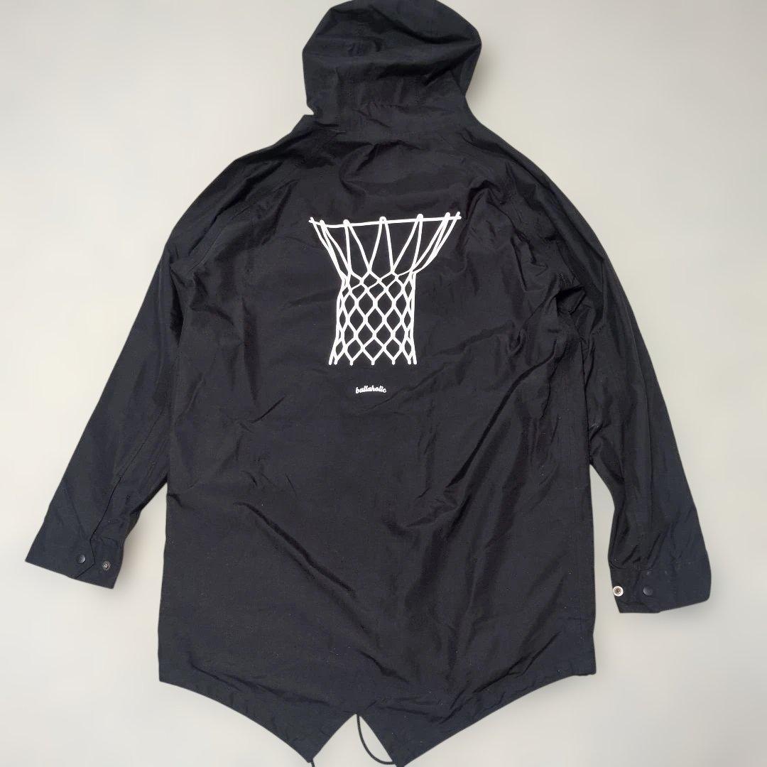 ballaholic fishtail jacket ナイロンジャケット 黒 L