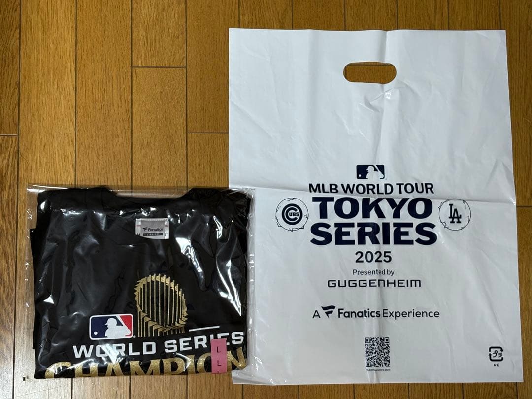 MLBワールドシリーズ2024優勝記念T-Shirt Fanatics サイズL