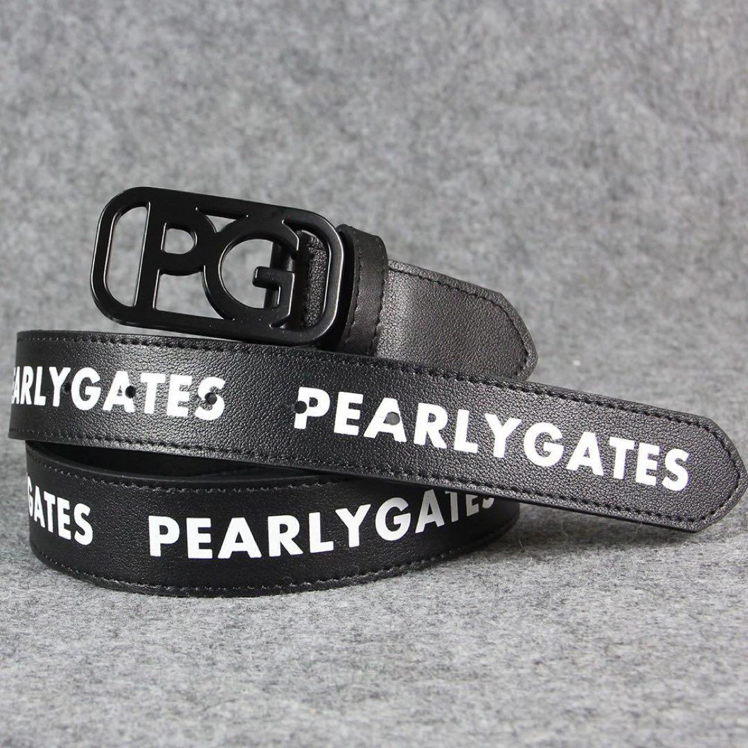 PEARLY GATES PGロゴ レザー ベルト115