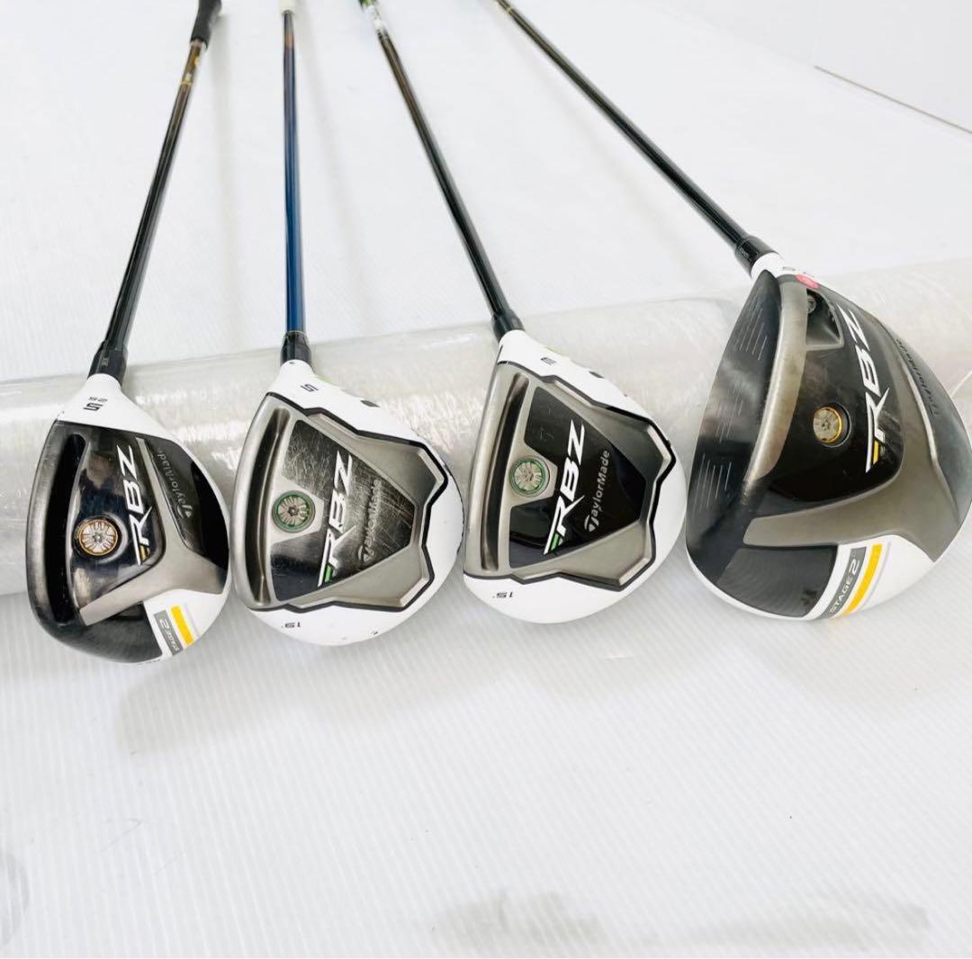 バッグ付 TaylorMade RBZ メンズゴルフ クラブ フルセット 入門
