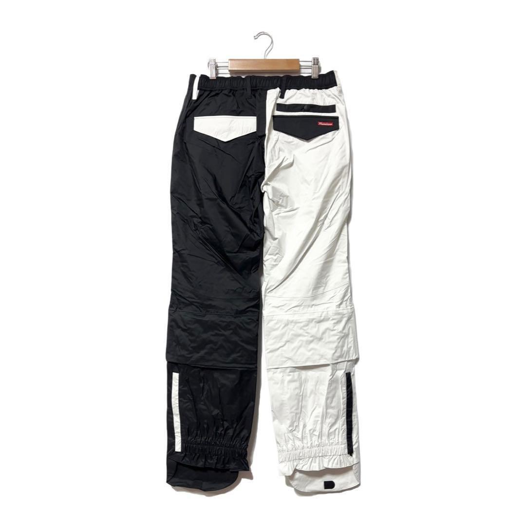 新品 ラッセルノ ゴルフ ストレッチ レインパンツ ブラック ホワイト XL 6