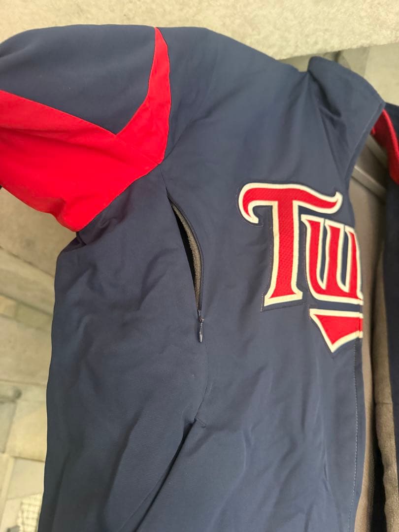 Majestic MLB TWINS ジャケット ネイビー