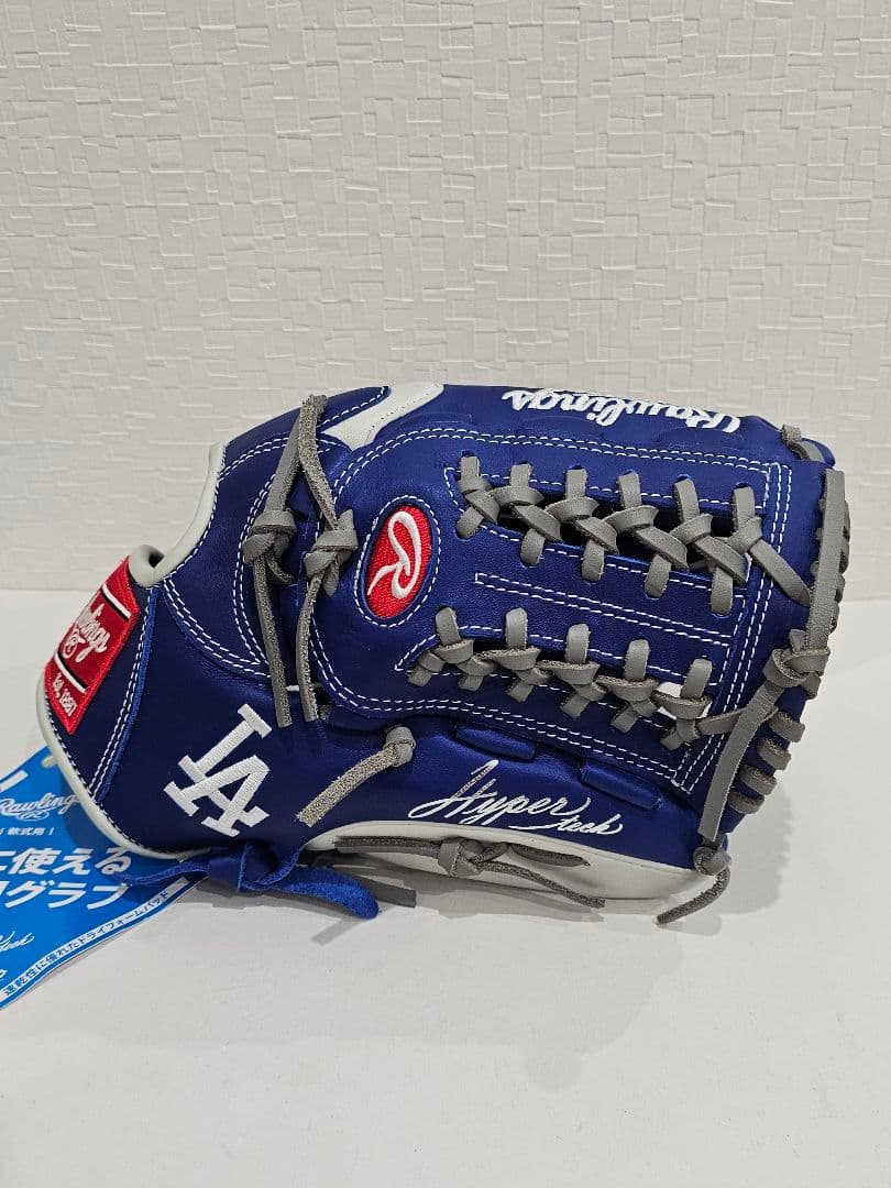 【新品未使用】ローリングス ドジャース LA オールラウンド用軟式 野球グローブ