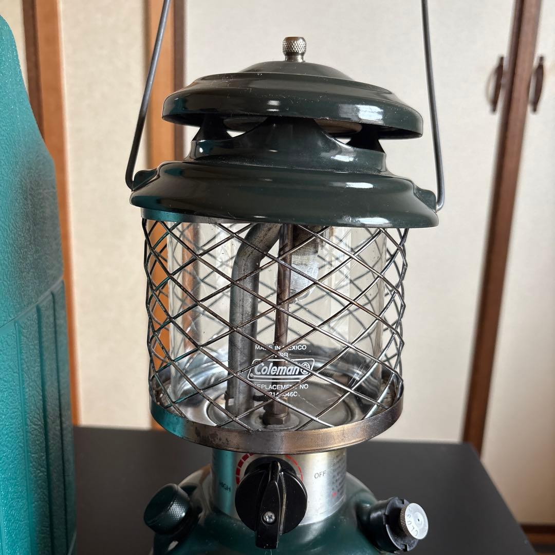 部品取　コールマン　ランタン286 288 メッシュグローブガード　ケース付き