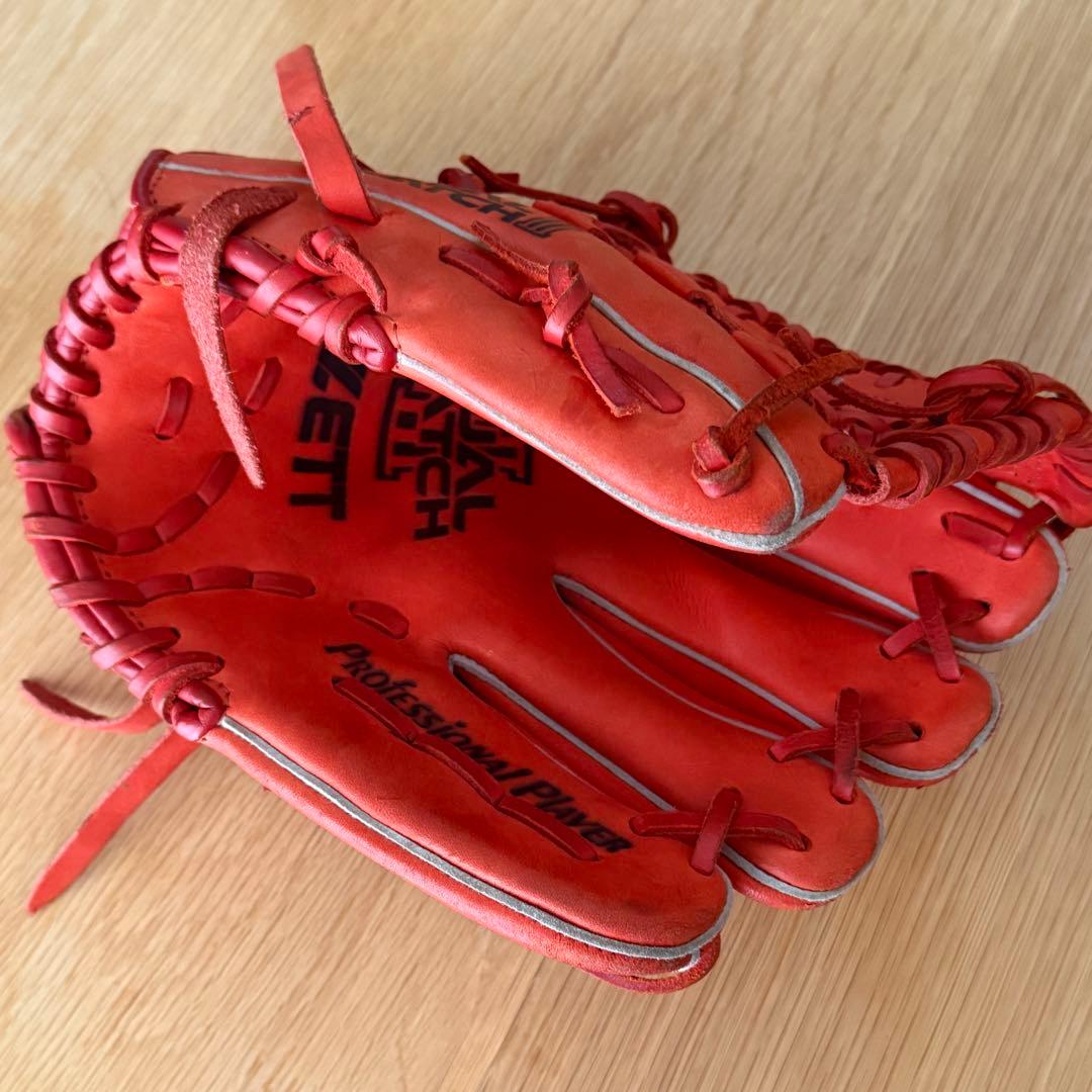 【ほぼ未使用】ZETT デュアルキャッチ オールラウンダー 軟式グローブ 右投げ