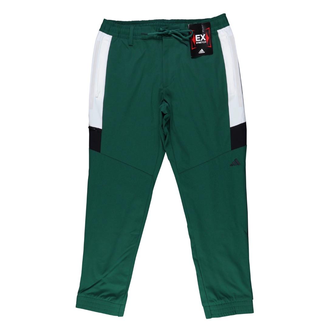 【100】秋冬 定価14,300円 アディダス ゴルフ ジョガーパンツ 緑