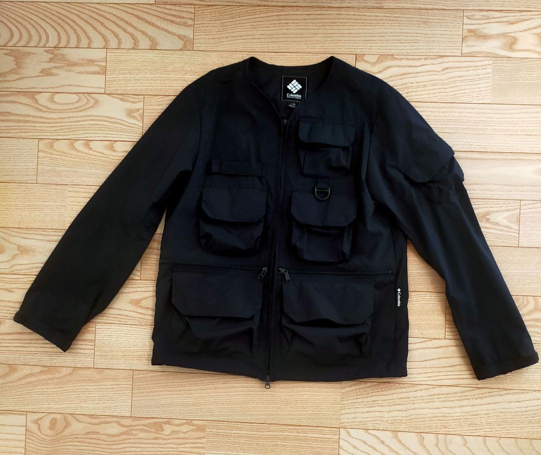 コロンビア　ブラックレーベル フィシングジャケット　黒　Lサイス