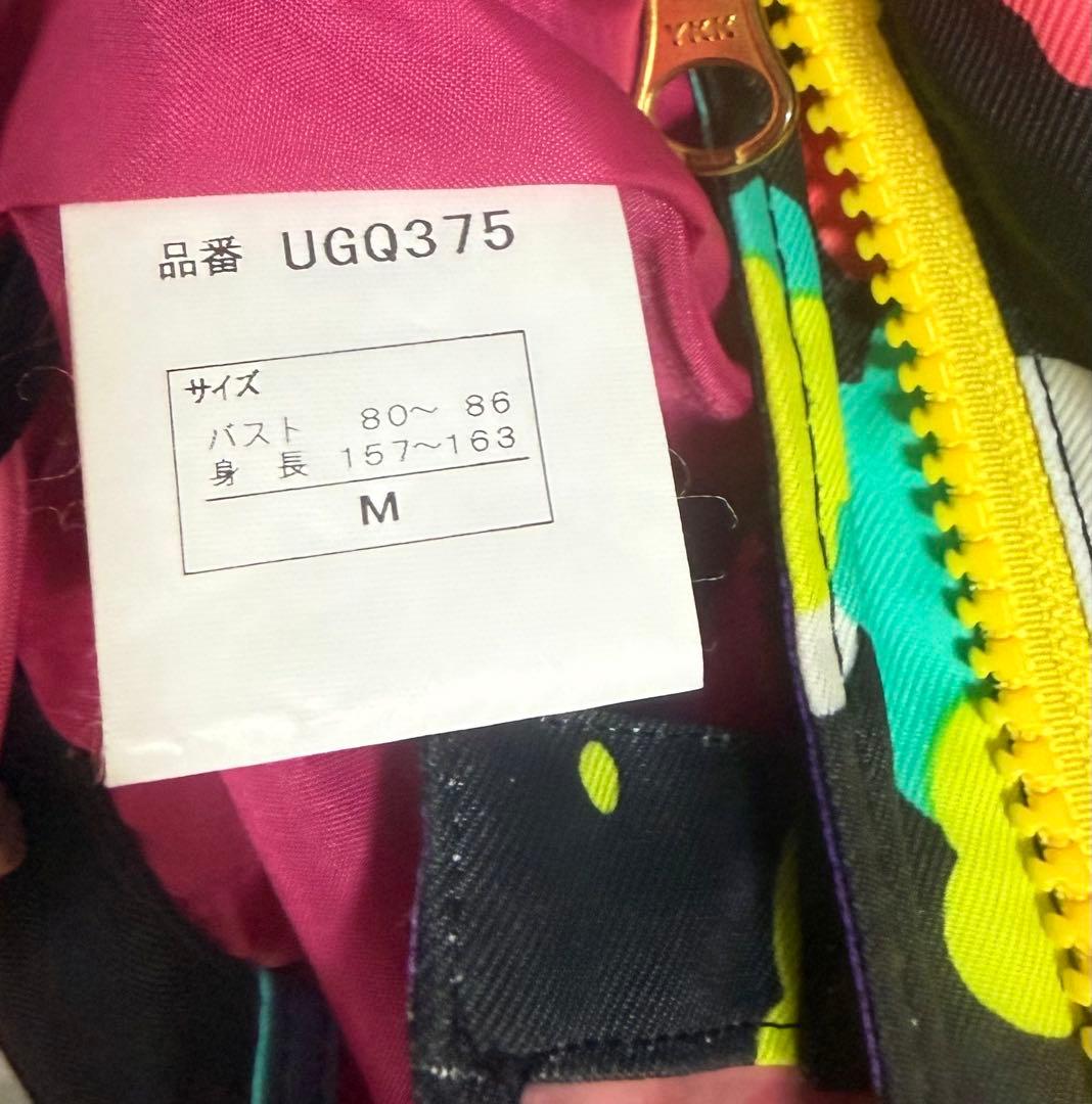 美品 asics arg カラフル スノーボードウェア レディースM アシックス