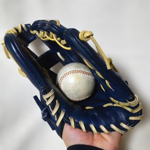【リペア＆型付け済】LEAGUESTAR　一般軟式　野球グローブ