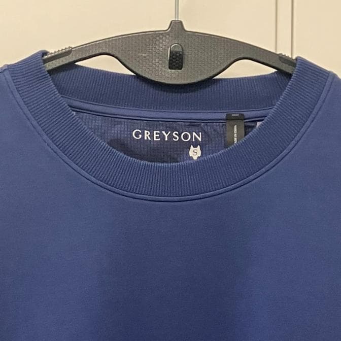 グレイソン スウェット S ネイビー GREYSON ゴルフ