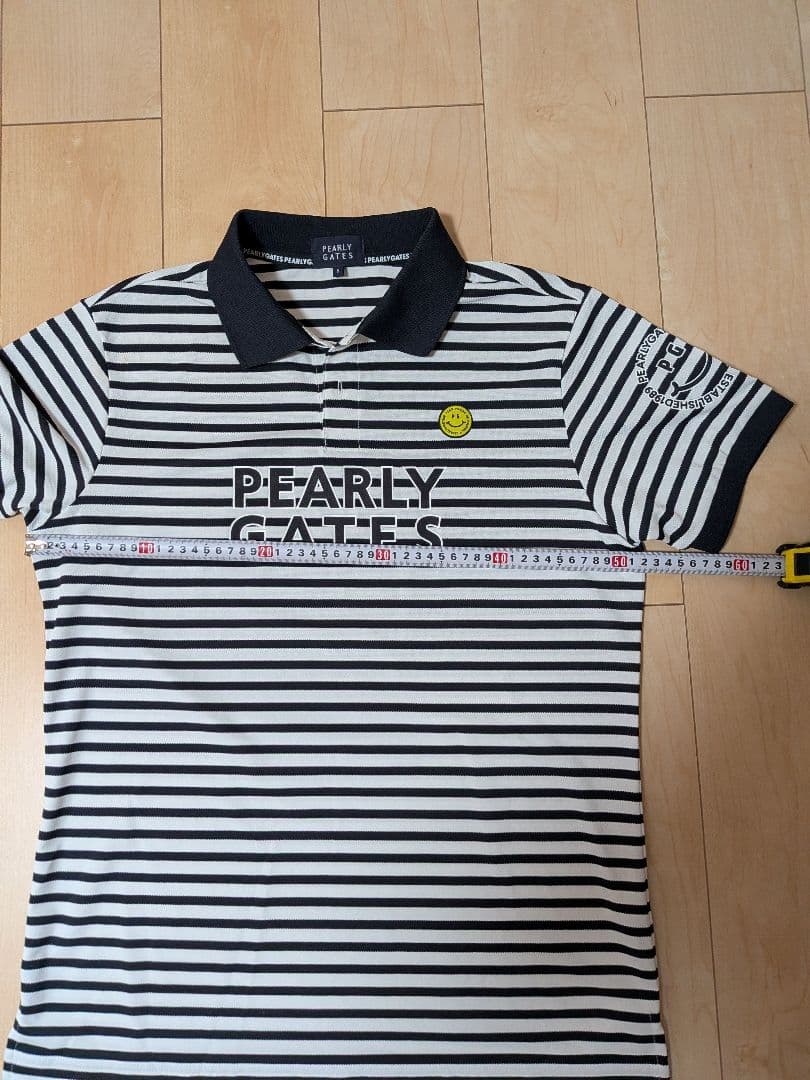 PEARLY GATES ストライプ ポロシャツ【新古品です】 サイズ5