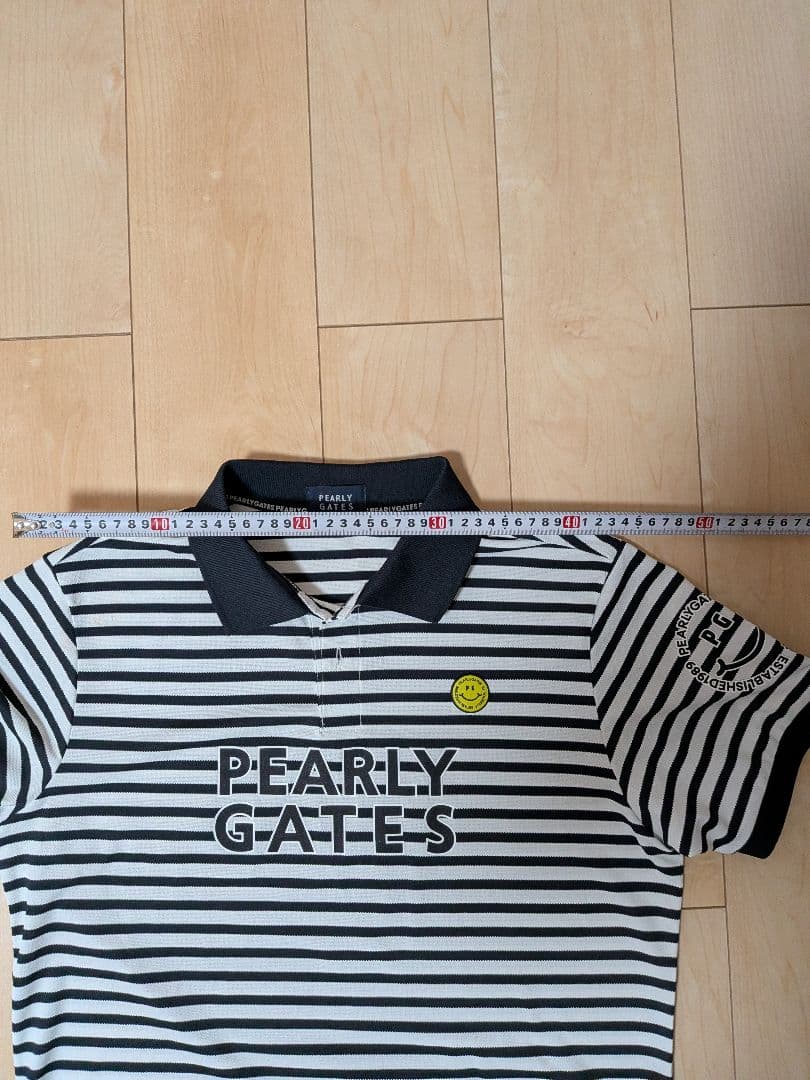 PEARLY GATES ストライプ ポロシャツ【新古品です】 サイズ5