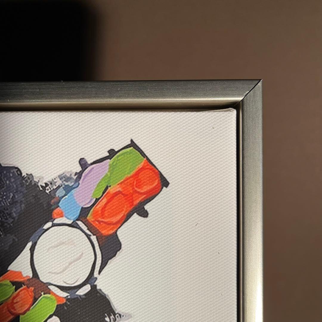 キャンバスプリントアート music monkey 絵画 フレーム付き
