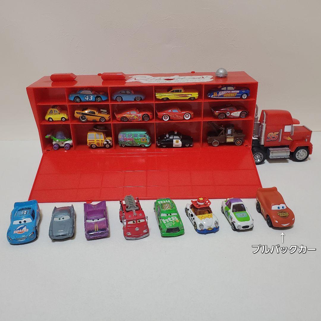 【廃盤希少】ディズニーストア カーズ マックトレーラー ミニカー トミカ セット