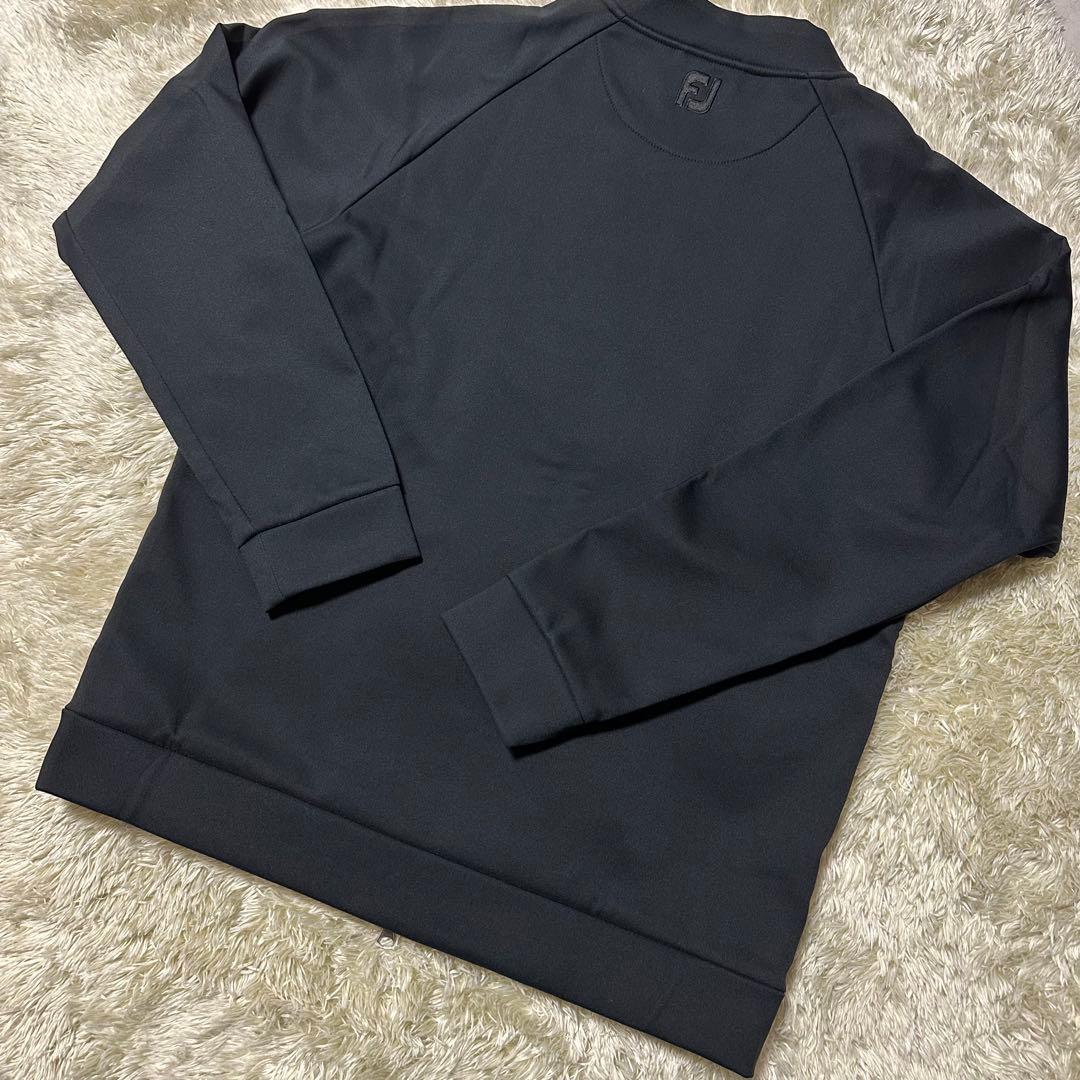 FJ 黒 ジップアップ　メンズ　L 超美品　おしゃれゴルファー　シンプル