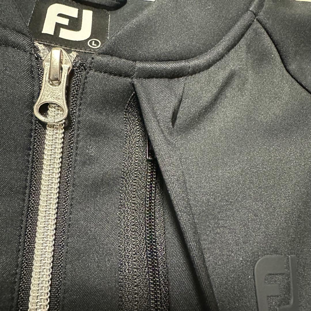 FJ 黒 ジップアップ　メンズ　L 超美品　おしゃれゴルファー　シンプル