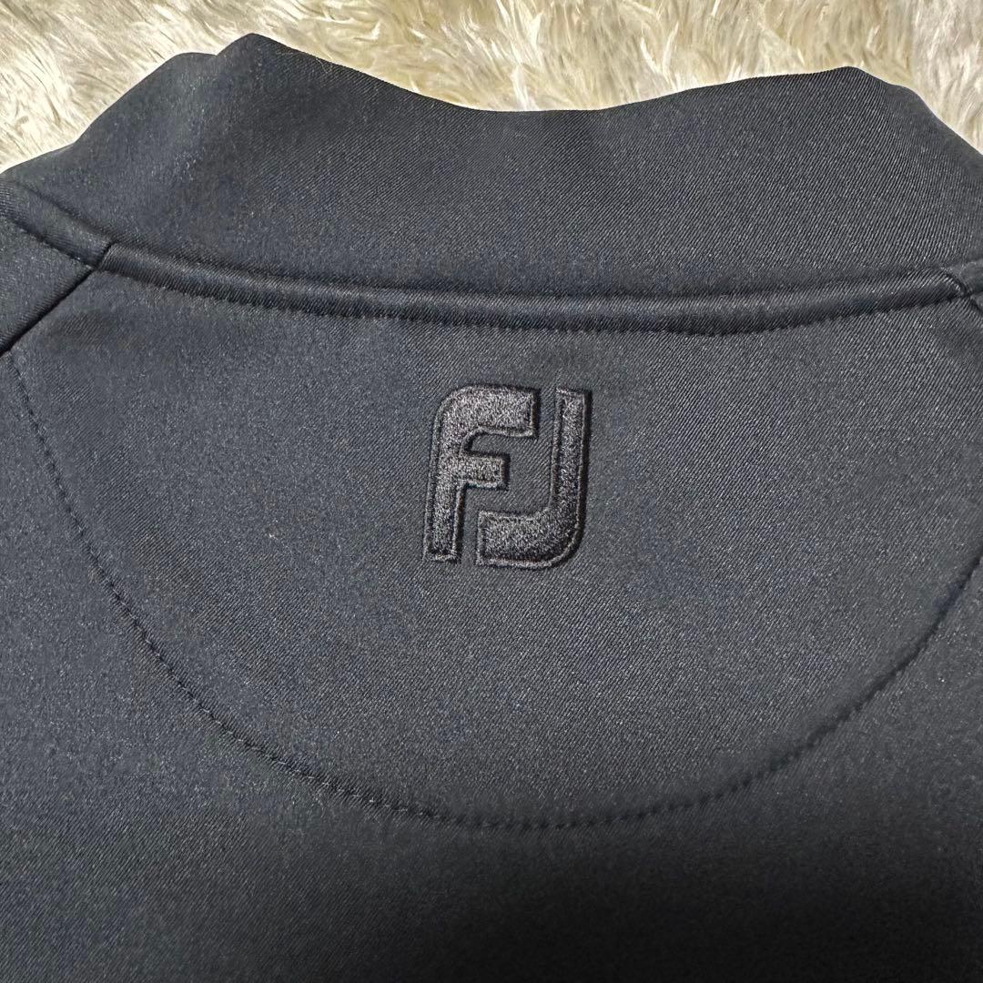 FJ 黒 ジップアップ　メンズ　L 超美品　おしゃれゴルファー　シンプル