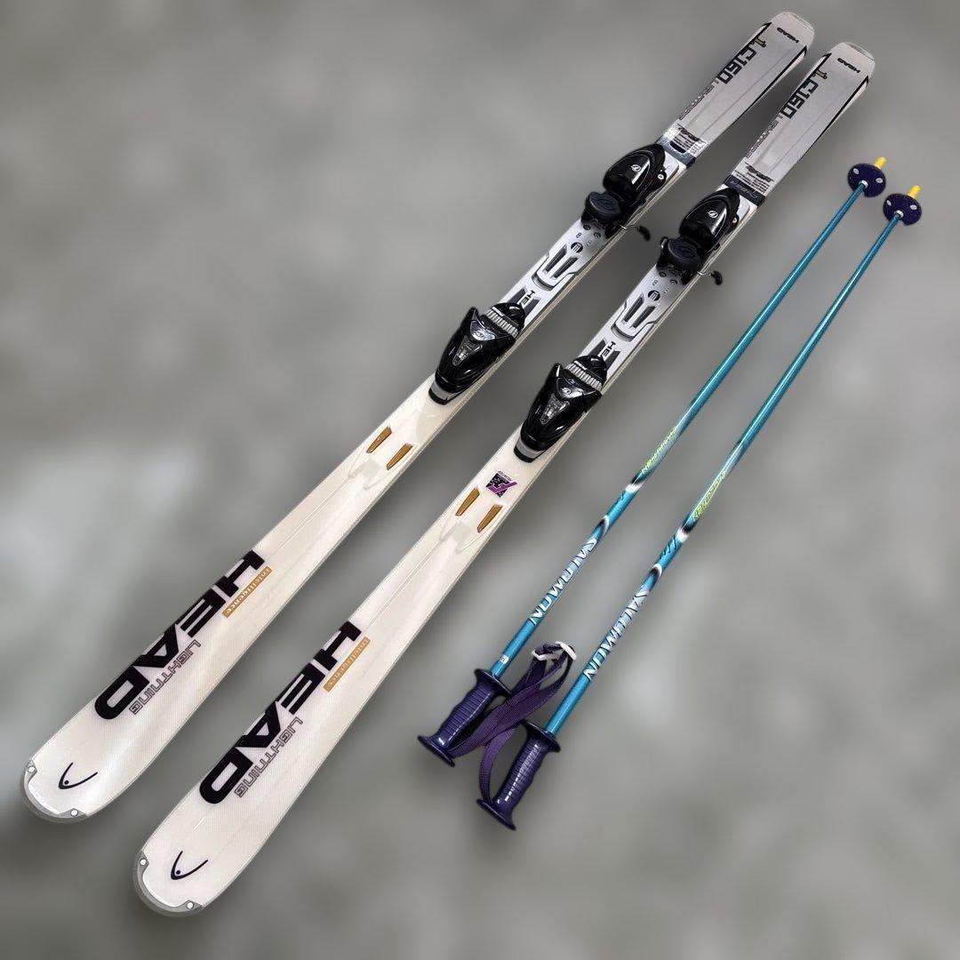 HEAD カービングスキー　i.C160 ポール　サロモン120cm