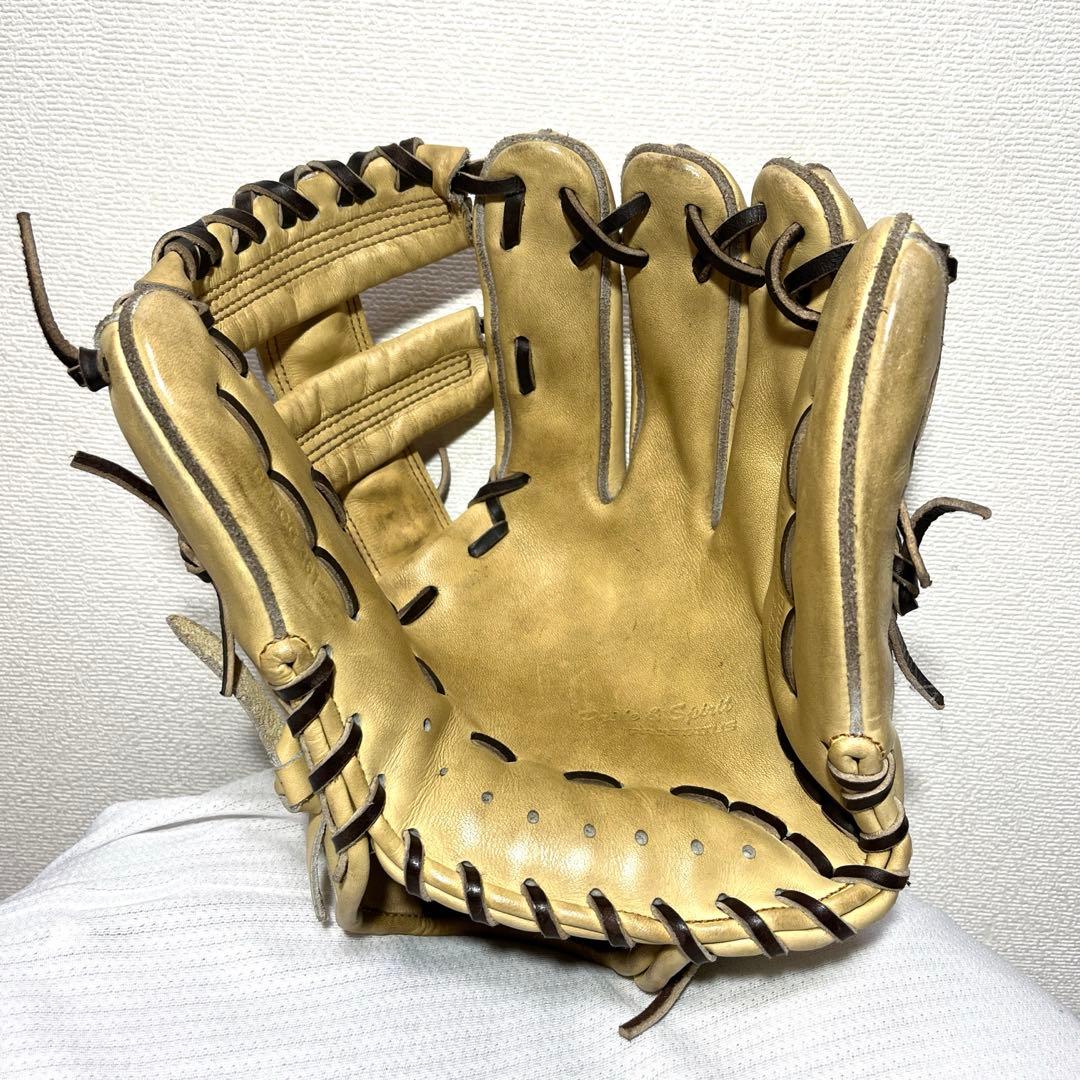 ゼット プロステイタス 硬式 内野 野球 グローブ キャメル 日本製 ほぼ新品
