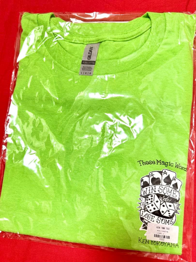 新品 KEN YOKOYAMA 横山 健『TMW』Ｔシャツ緑L ハイスタンダード