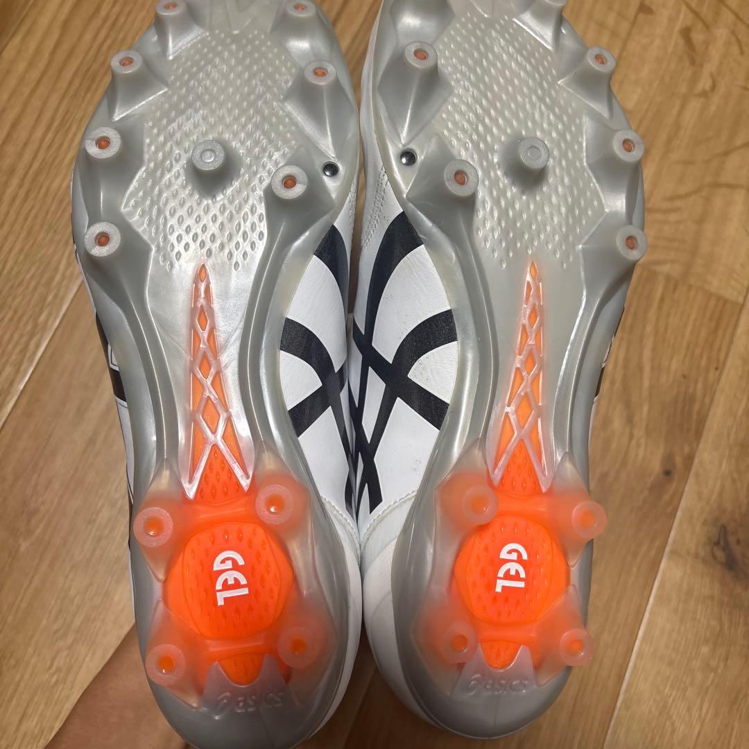 asics GEL サッカーシューズ ホワイト