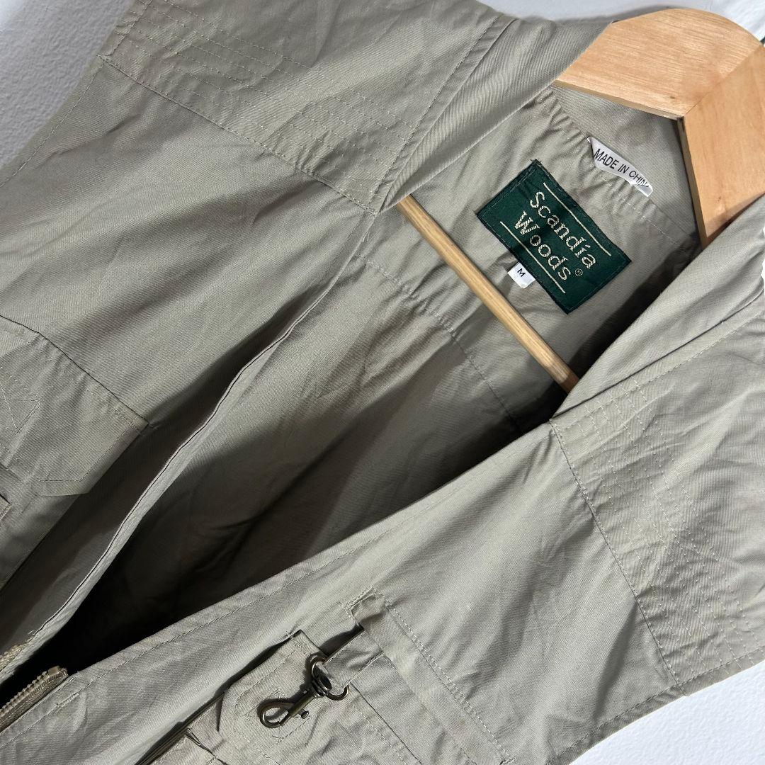 Scandia Woods ベージュ フィッシングベスト M