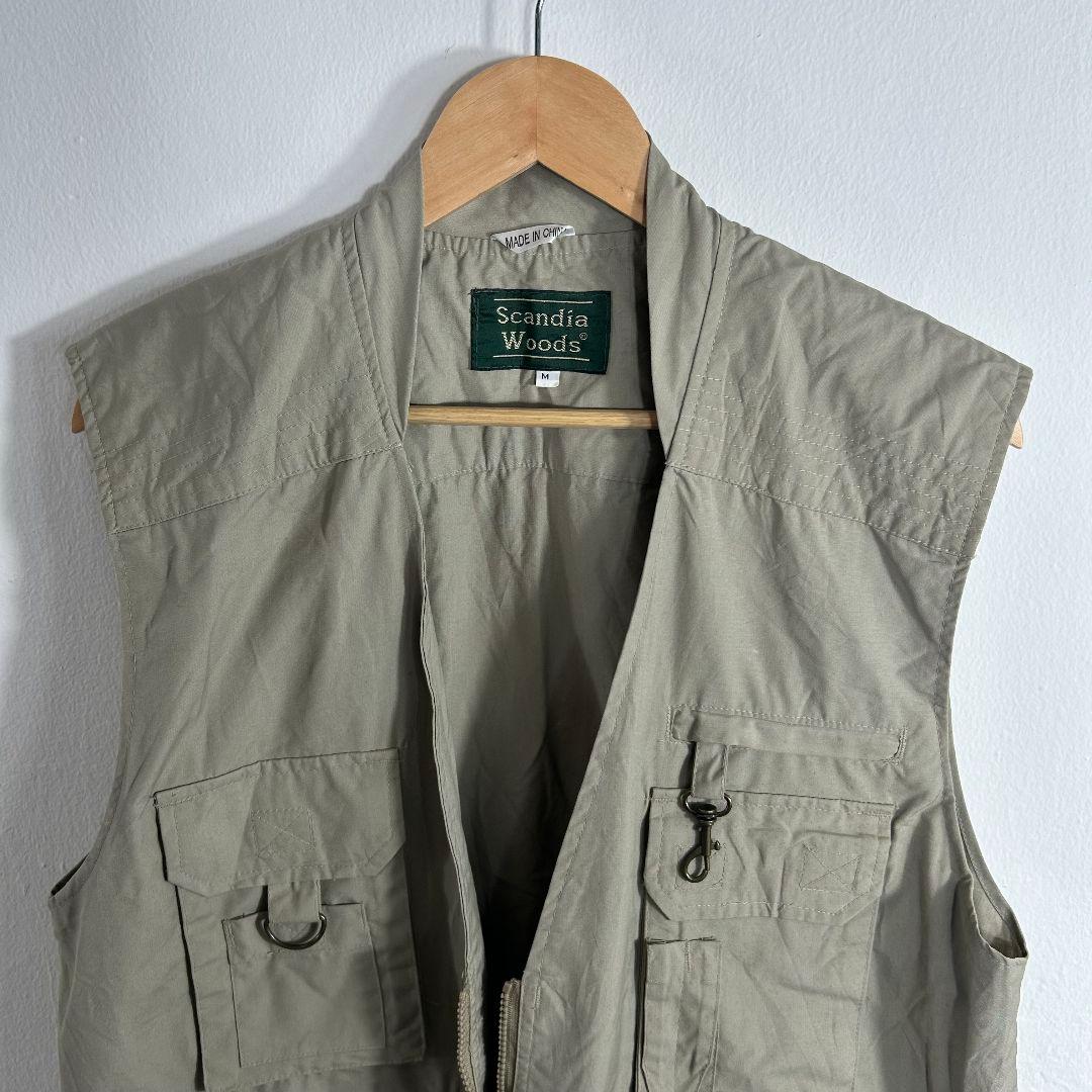 Scandia Woods ベージュ フィッシングベスト M