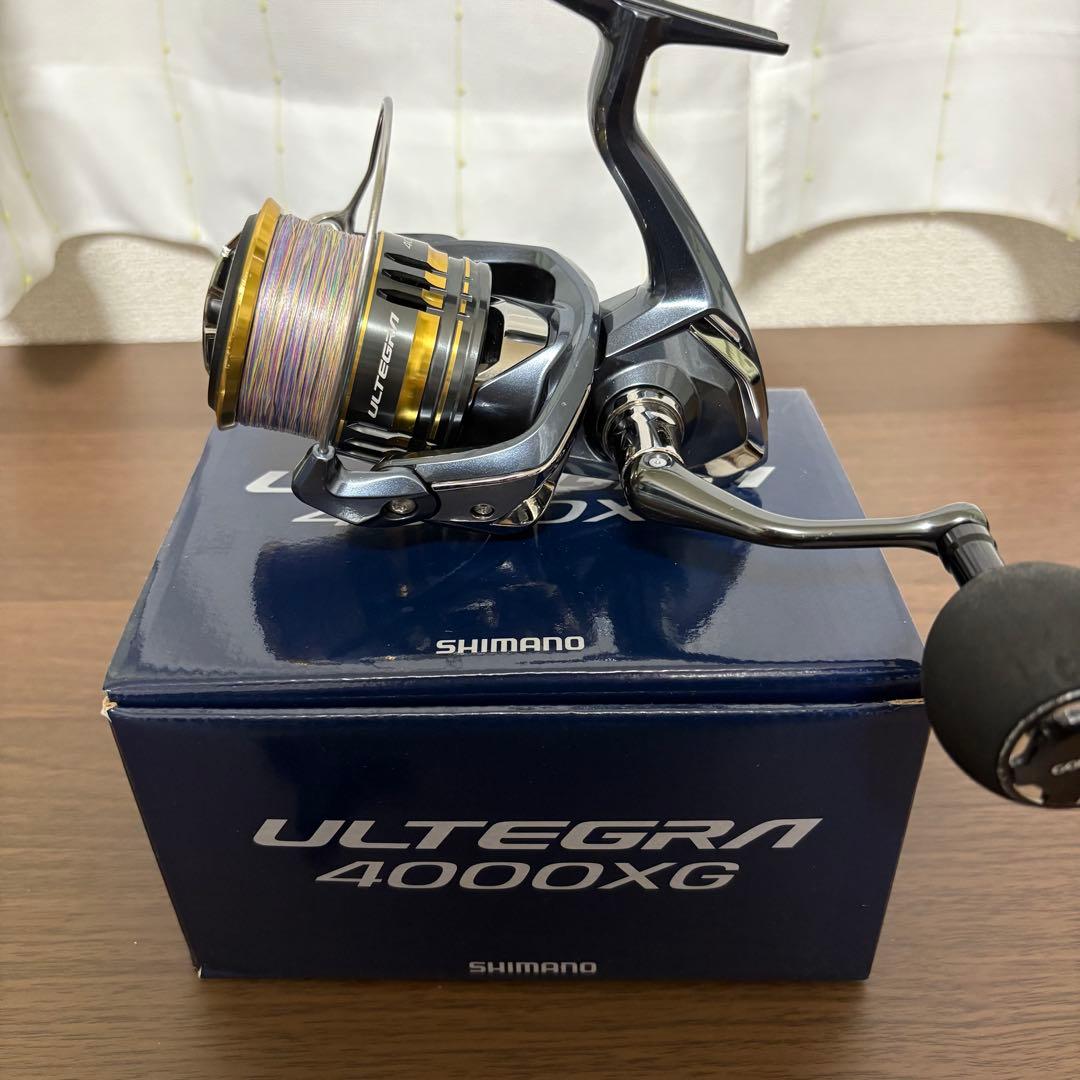 ⭐️格安品⭐️ シマノ 21アルテグラ 4000XG ゴメクサスハンドルノブ付き