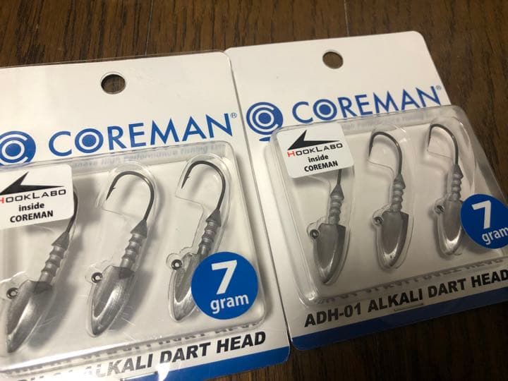 コアマン アルカリダートヘッド パワーヘッド ジグヘッド 銀金粉 2467g