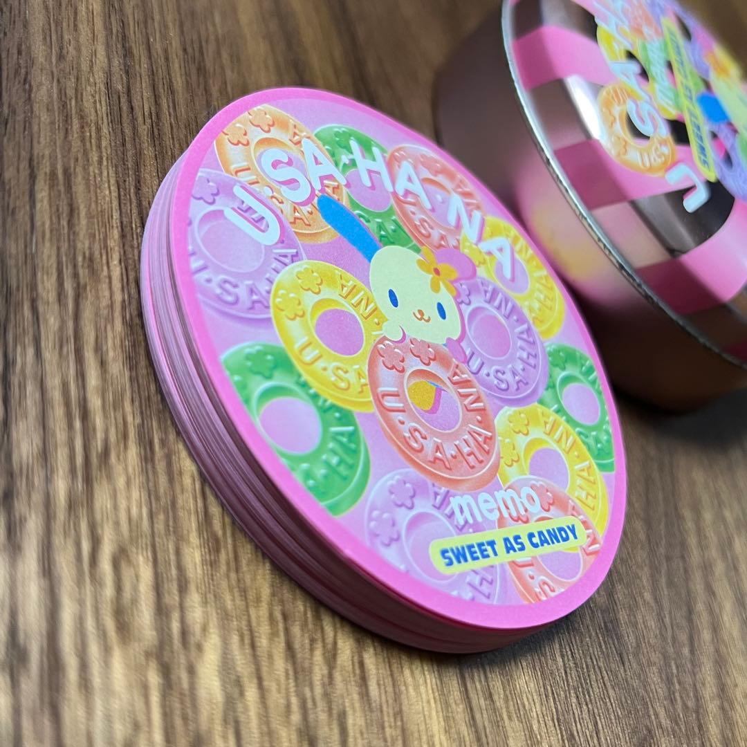 【当時物】ウサハナ 缶メモ