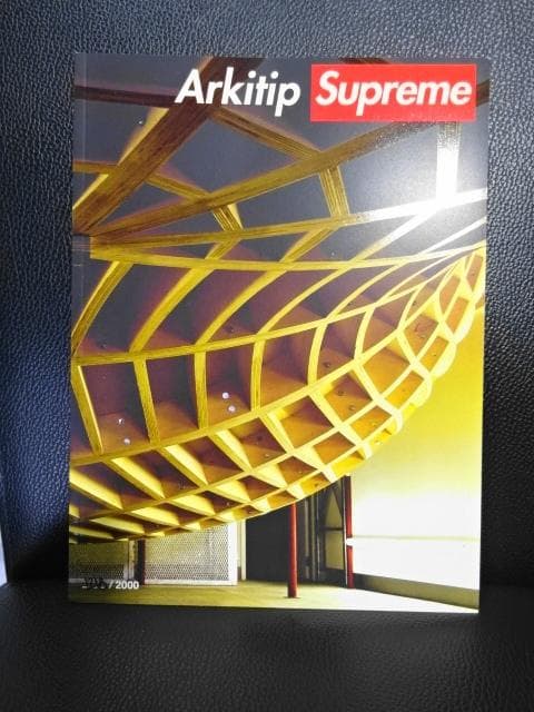Supreme / Arkitip フィンガーボード付き（ヒビ有）スケートボード