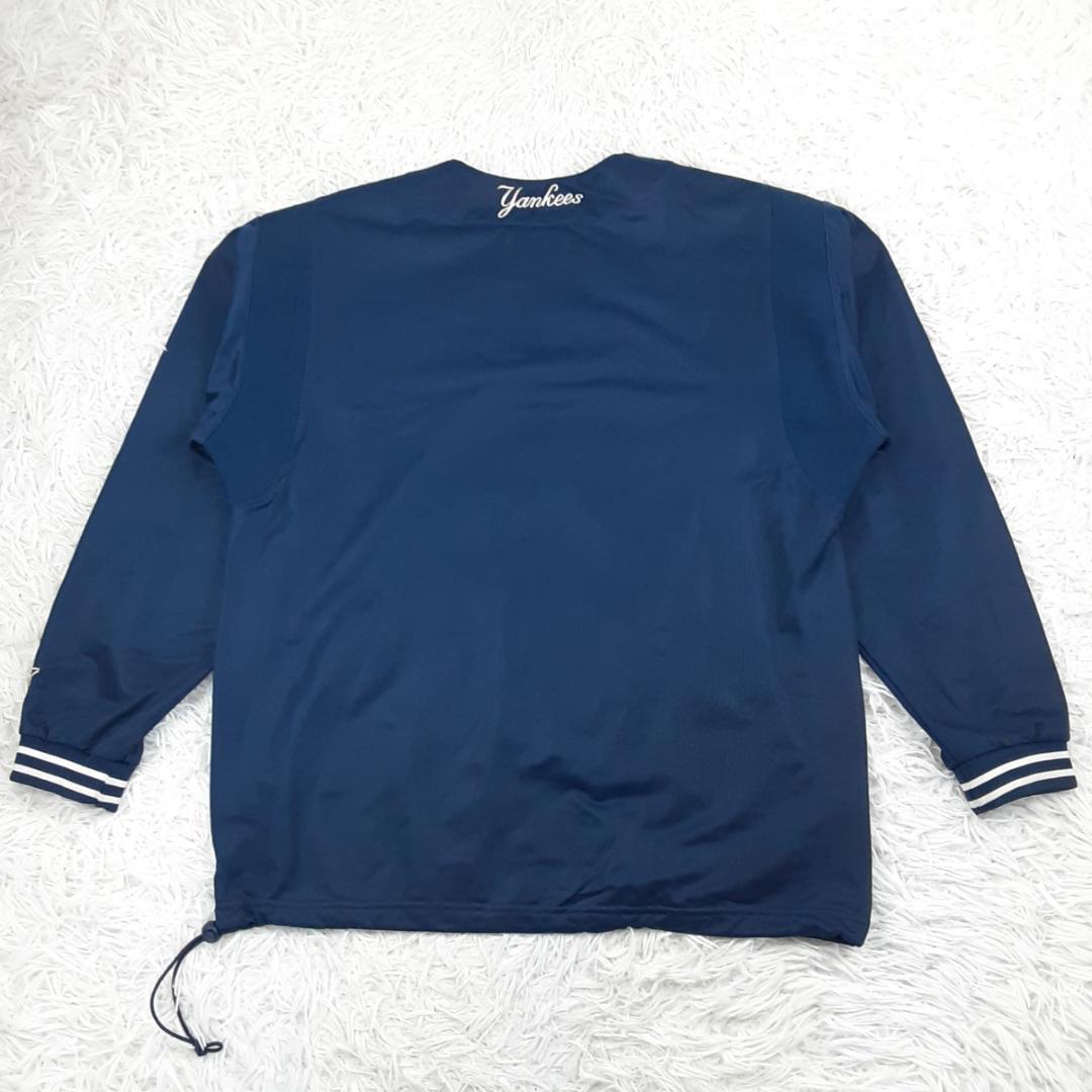 美品◎STARTER NY トレーニングウェア ハーフジップメッシュ 紺 S