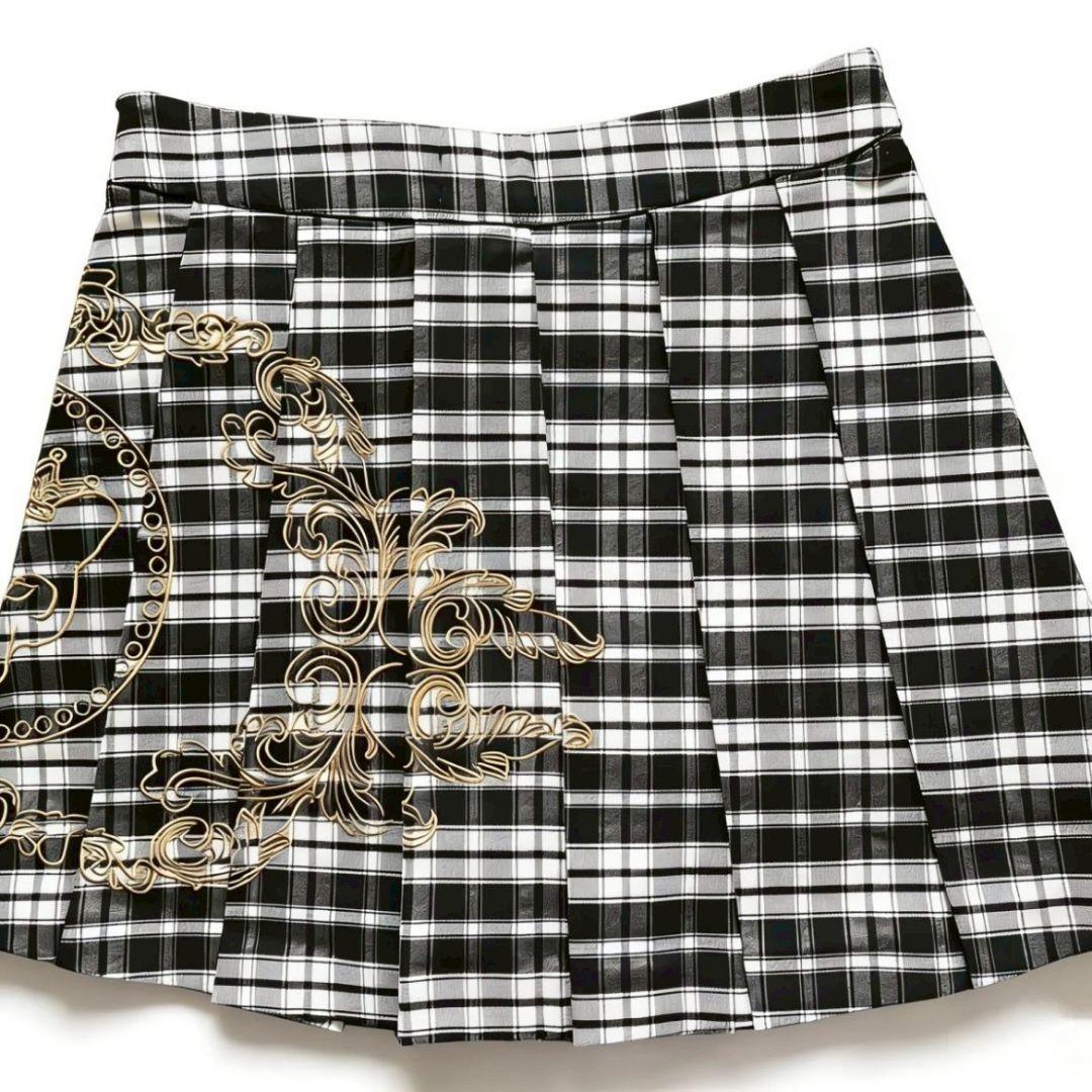 新品　UTAA　ユタ　ゴルフ　チェックスカート　Ｓ