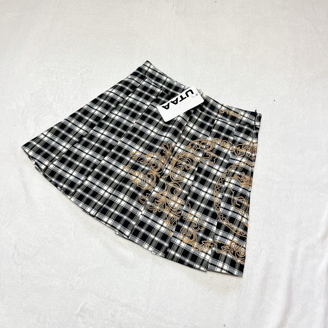 新品　UTAA　ユタ　ゴルフ　チェックスカート　Ｓ