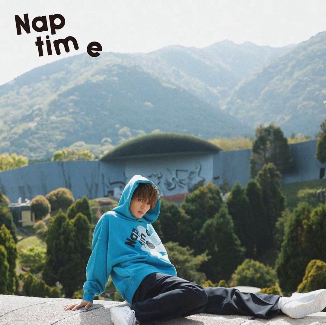 Nissy naptime 2023FW パーカー ブルー