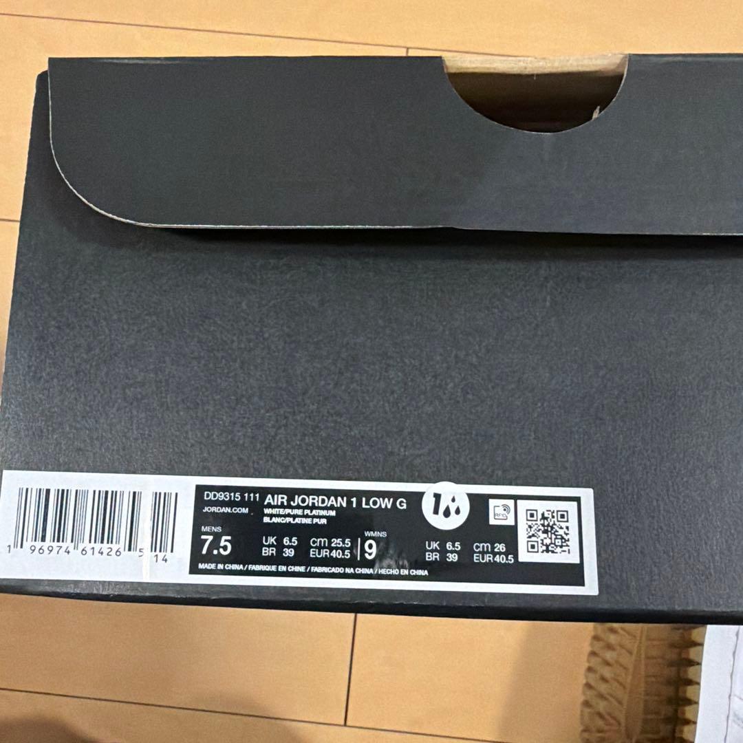 【新品】Nike エアジョーダン1low ゴルフシューズ