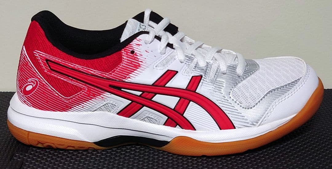 ASICS GEL-ROCKET 9 ホワイト/クラシックレッド 23.0 cm