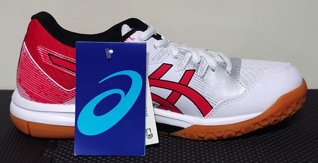 ASICS GEL-ROCKET 9 ホワイト/クラシックレッド 23.0 cm