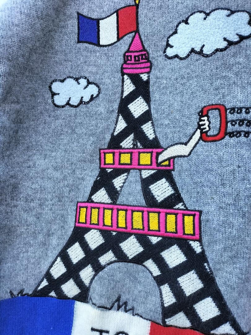 カステルバジャック 　ウールセーター グレー　　フランス　イタリア