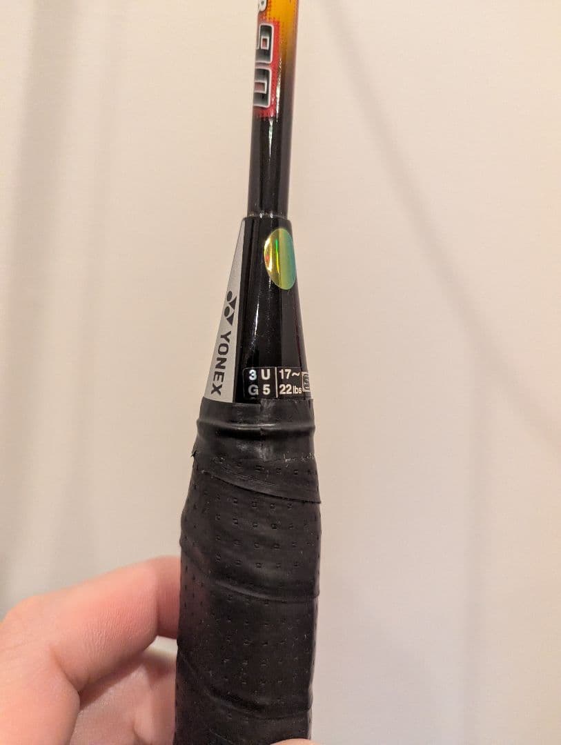 極美品 マッスルパワー90 3UG5 YONEX バドミントンラケット 希少